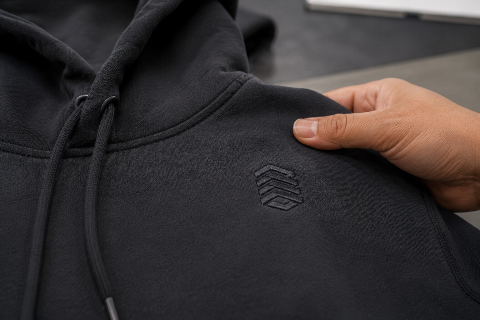 Timepolo black cotton varsity-style jacket