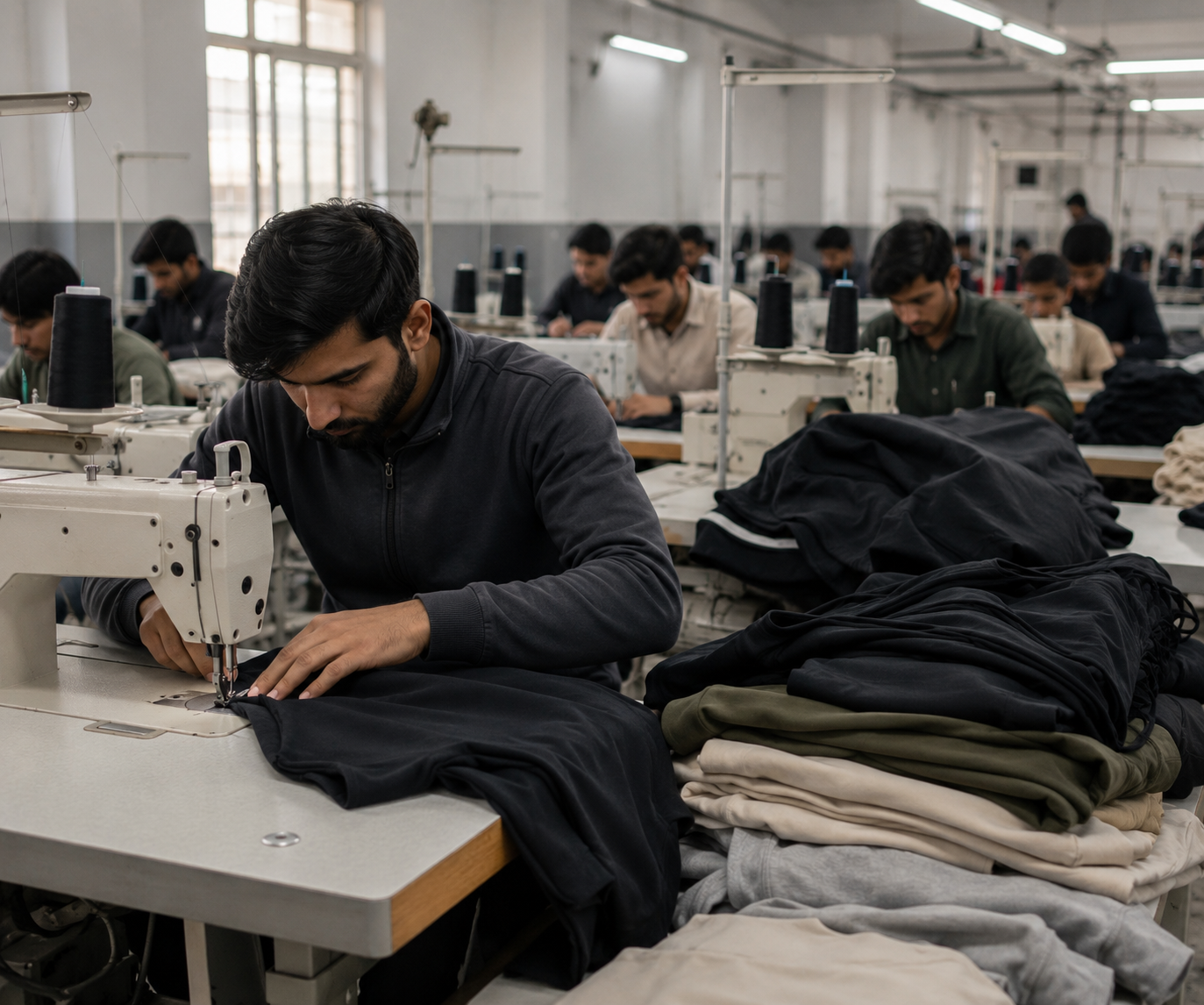 Timepolo garment sewing and apparel production facility